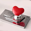 Gift Cute Heart Toilet Press Button - Assorted - Single Piece