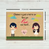 Gift Cute Love Quote Special Customized Wooden Frame