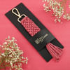 Buy Cute Maroon Macrame Bag Charm
