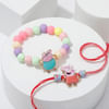 Gift Cute Peppa Pig Rakhis And Dragees Combo