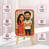 Gift Cute Personalized Caricature Photo Frame For Couples