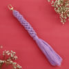 Gift Cute Purple Macrame Bag Charm