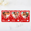 Shop Cute Valentine Personalized Fridge Magnets - Set Of 3