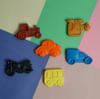Cute Vehicles-Shaped Crayons - Set Of 6 Online