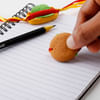 Shop Cutesy Hot Dog & Burger Eraser Rakhi For Kids Set Of 2