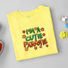 Buy Cutie Patootie Personalized T-Shirt For Kids - Yellow