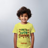 Cutie Patootie Personalized T-Shirt For Kids - Yellow Online