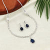 Gift CZ Necklace With Pendant And Drop Earrings