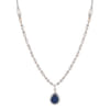 Buy CZ Necklace With Pendant And Drop Earrings