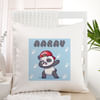 Gift Dabbing Panda Personalized Cushion