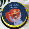 Buy Dad You're My Hero Poster Cake