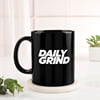 Buy Daily Grind Personalized Black Coffee Mug