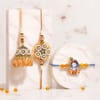 Dancing Krishna Rakhi with Pearl Bhaiya Bhabhi Rakhi Online