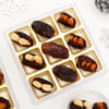 Shop Dates Stuffed With Assorted Nuts - New Year Gift Box - 9 Pcs