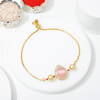 Buy Dazzling Pear-Cut Stone Bracelet Rakhi