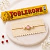 Dazzling Rakhi and Toblerone Combo Online