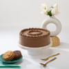 Gift Decadent and Creamy Chocolate Truffle Round Cake (1 Kg)