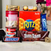 Decadent Chocolate And Crunchy Treats Hamper Online