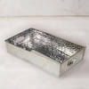 Gift Decorative Tray - Rectangular Hammered