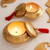 Buy Delectable Sweets And Candles Diwali Gift Set