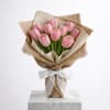 Gift Delicate 10 Pink Tulip Bouquet For Mother's Day