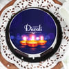 Buy Delicious Happy Diwali  Diya Poster Cake