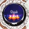 Buy Delicious Happy Diwali  Diya Poster Cake
