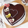 Buy Delicious Heart-shaped Chocolate Cake (1 Kg)