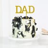 Delicious Semi-Fondant Cake For Dad (1 Kg) Online