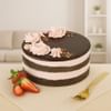 Delicious Vegan Strawberry Chocolate Cake (600 Gms) Online