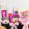 Shop Delightful Snacks And Floral Surprise Hamper