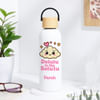 Delulu Personalized Matte White Water Bottle Online