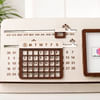 Shop Desk Calendar With Wooden Stand - Personalized