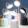 Desk Lamp With Organizer - Geometrical Shape - Single Piece Online