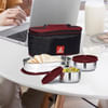 Buy Dhara Stainless Steel Break Time 3 Lunch Box