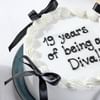 Buy Diva Delight Personalized Birthday Cake (Half Kg)