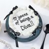 Shop Diva Delight Personalized Birthday Cake (Half Kg)