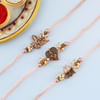Gift Divine Antique Pearl Rakhi (Set of 3)
