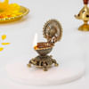 Divine Brass Peacock And Turtle Diya Online