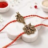 Divine Krishna Button Cover Convertible Rakhi - Set of 2