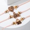 Gift Divine Rakhi Trio And Mithai Gift Combo