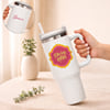 Divine Shakti Personalized White Tumbler