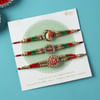 Buy Divinity Antique Metal Rakhi (Set of 3)