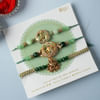 Buy Divinity CZ And Pearl Rakhi (Set of 3)