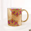 Buy Diwali Celebrations Personalized Metallic Mug - Gold