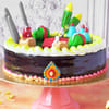 Gift Diwali Crackers Fondant Cake (1.5 kg)