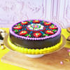 Gift Diwali Rangoli Chocolate Truffle Cake (1 kg)