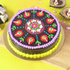 Diwali Rangoli Chocolate Truffle Cake (1 kg) Online