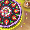 Shop Diwali Rangoli Chocolate Truffle Cake