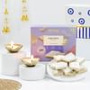 Diwali Sweet And Candle Diya Combo Online